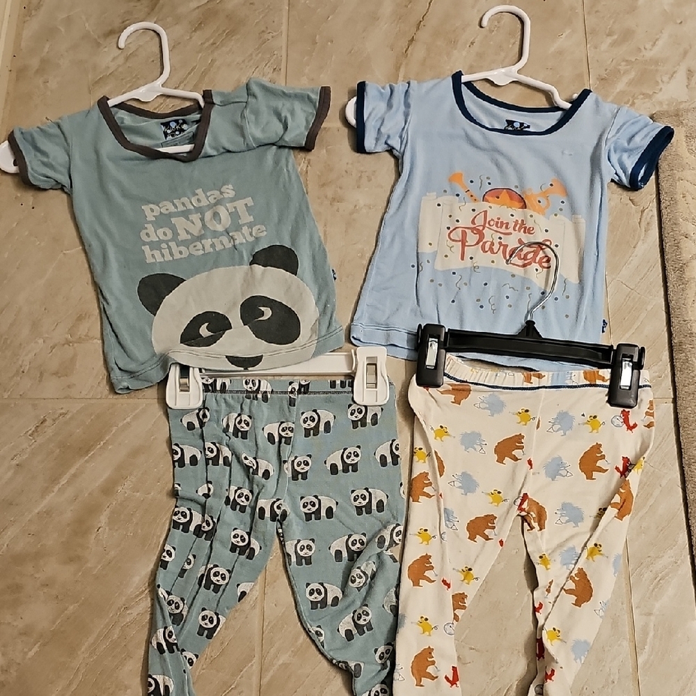 Blue and White Kids Pajama Set